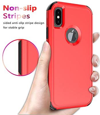 Diverbox for iPhone X Case/iPhone Xs Case [Shockproof] [Dropproof]  [Tempered Glass Screen Protector ] Heavy Duty Protection Phone Case Cover  for Apple