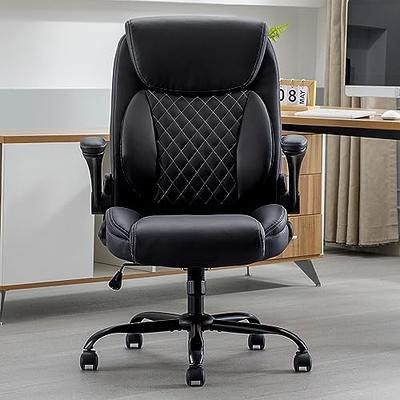 Efomao Desk Office Chair,Big High Back Chair,PU Leather Office Chair, Computer  Chair,Managerial Executive Office Chair, Swivel Chair with Leg Rest and  Lumbar Support,Beige Office Chair - Yahoo Shopping