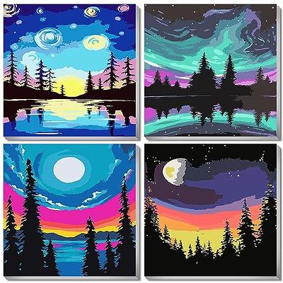  bleihum 4 Pack Paint by Numbers for Kid Ages 4-8-12