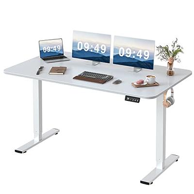 Monomi Electric Standing Desk, 55 x 28 inches Height Adjustable Desk,  Ergonomic Home Office Sit Stand Up Desk with Memory Preset Controller  (Natural