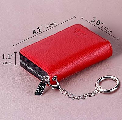  imeetu RFID Credit Card Holder Wallet with Keychain