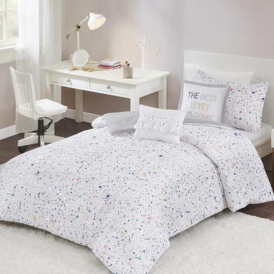 Mainstays Grey Reversible Comforter Double/Queen, comforter 