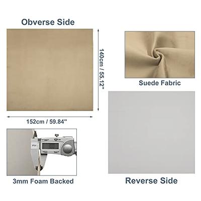 X AUTOHAUX Suede Headliner Fabric 55 Length x 60 Width Foam Backed for  Car Truck RV SUV Interior Trim Protect Aging Broken Faded DIY Repair Beige  - Yahoo Shopping