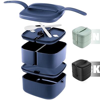 Bentgo 3-Compartment Containers | Meal Prep Containers Navy Blue