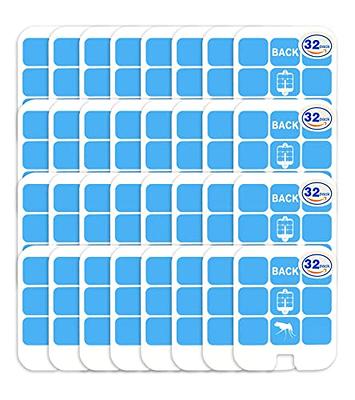 32 Pack Refill Compatible Dynatrap DT3005W Dot Refills Glue Cards, Compatible Safer Home SH502 Refill Replacement Sticky Glue Boards