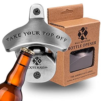 DUNLAGUE Soda Can Opener and Beer Bottle Opener Bartender with 4.2