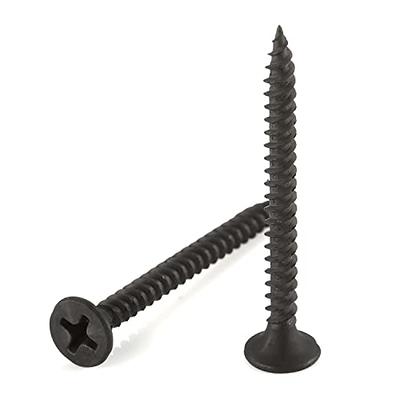 6 x 1-1/2 Drywall Screw, Coarse Thread, Steel, Phosphate Coated, Phillips  Drive