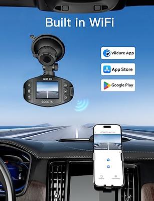 Dash Cam Front 2K WiFi, GOODTS Dash Camera for Cars, Dashcam Car Camera  with 1.5-Inch Screen, Dashboard Camera with App Control, G-Sensor, Parking  Monitor, 64GB Memory Card, Memory Card Reader - Yahoo