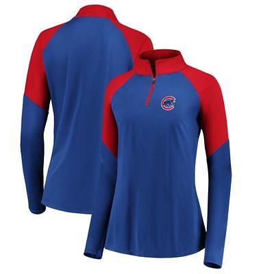 Women's Nike Heathered Royal Chicago Cubs Wordmark Gym Vintage Raglan  Full-Zip Hoodie