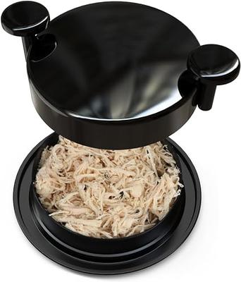  YukaBa Shred Machine, Chicken Shredder Claws Easy Use,Meat  Shredder Tool with Handle and Non-Slip Base,Quick Safe Shred Machine  Chicken,Meat Shredder for Chicken Pulled Pork Beef,Salad Food (Black) :  Patio, Lawn 