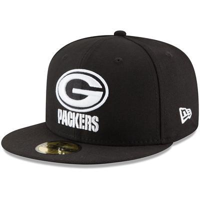 Men's New Era Black Green Bay Packers B-Dub 59FIFTY Fitted Hat - Yahoo  Shopping