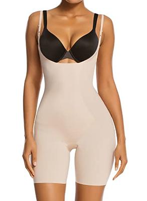 RED HOT by SPANX® Women's Shapewear Flat Out Flawless Open-Bust Mid-Thigh  Bodysuit FS5415, Size: Small, Lt Beige - Yahoo Shopping