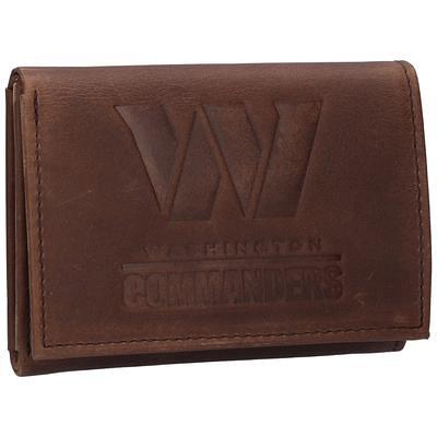 Brown Washington Commanders Bifold Leather Wallet