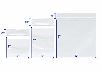 2x2 Plastic Zip Top Bags (Pack of 100) | small ziplock bags for jewelry |  We have Jewelry Baggies!