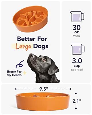 Slow Feeder Dog Bowls for Large Medium Dog Non Slip Maze Puzzle Bowl Pet  Slower Food Feeding Dishes Interactive Bloat Stop Preventing Choking  Healthy Dog Bowl, Black - Yahoo Shopping