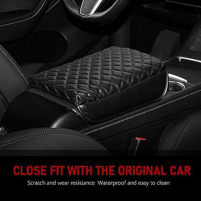 Hawyet 1 PC Memory Foam Armrest Cushion Compatible with Tesla Model 3 Model  Y, Leather Car Armrest Box Pad, Waterproof Heighten Car Center Console  Cover Pad (Black #No Pocket) - Yahoo Shopping