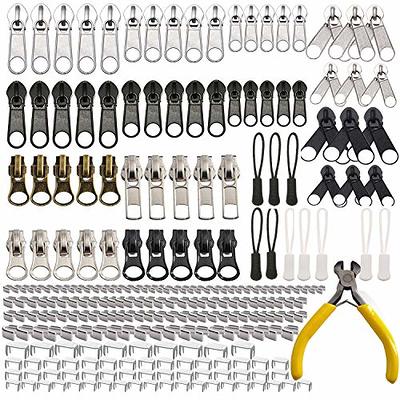 Meikeer 252 Pieces Zipper Repair Kit Replacement Zipper, Zipper Pulls,  Installation Tools for Bags Tents Luggage Sleeping Bag Jacket Outdoor -  Yahoo Shopping