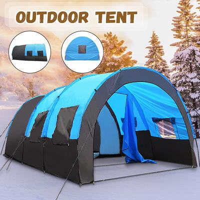 Double Layer 8-10 Peoples Waterproof Family Camping Tent Tunnel Large One  Room and One Hall Family Canopy Outdoor Picnic Travel Hiking Party Tent  Xmund XD-ET4 - Yahoo Shopping