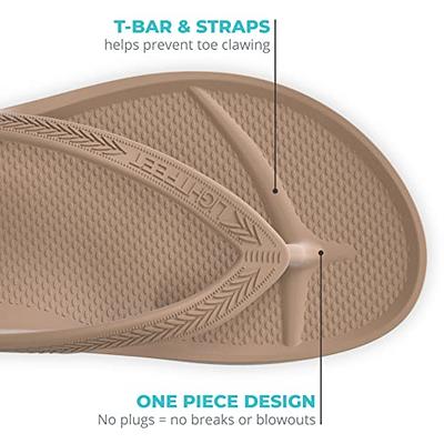 LightFeet Arch Support Flip Flops – Australian Podiatrists Designed  FlipFlops for Women & Men Prevent Tired Aching Legs | Unisex Orthotic  Plantar