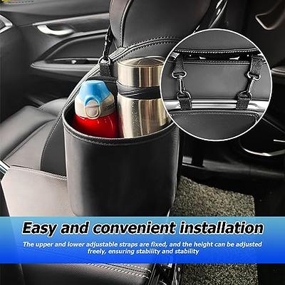 Red Universal Car Portable Hang Storage Box Garbage Accessory Holder  Organizer