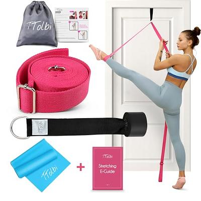 Stretching Strap With Door Anchor - Stretching Equipment to Improve Legs  Flexibility - Splits Trainer For Home Ideal In Ballet, Dance, Cheerleading,  Taekwondo, …