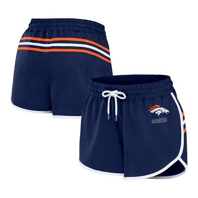 Men's FOCO Orange Denver Broncos Retro Static Mesh Lounge Shorts