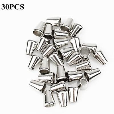 METALLIXITY Plastic Cord Lock End Toggle (0.33 x 0.24)10pcs, Single Hole  Spring Stopper Cord Stops Lanyard Clips Cord Adjuster for Clothing,  Shoelaces, Drawstrings, Silver Tone - Yahoo Shopping