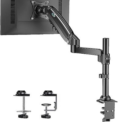 EVEO Premium Dual Monitor Stand 14-32” Dual Monitor Mount Vesa Bracket  Adjustable Height Gas Spring Monitor Stand for Screen Full Motion Dual  Monitor