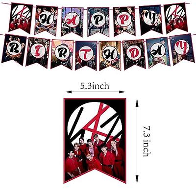 Stray-Kids Birthday Party Supplies Stray-Kids Birthday Decorations Include  -1 Happy Birthday Banners -18 Balloons -1 Cake Toppers -24 Cupcake Toppers  - Yahoo Shopping