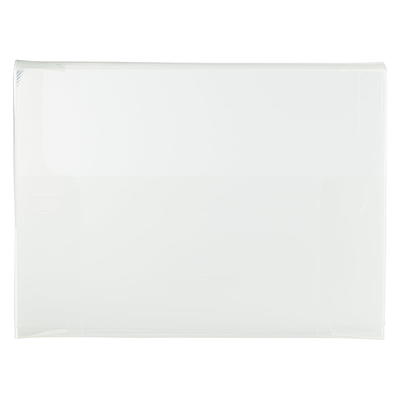 Clear Hook & Loop Plastic Envelope - 3-Hole, 9 1/2x11 1/2inch, 1 Expansion