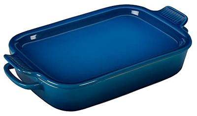 Le Creuset Stoneware Rectangular Dish with Platter Lid, 14 3/4 X 9