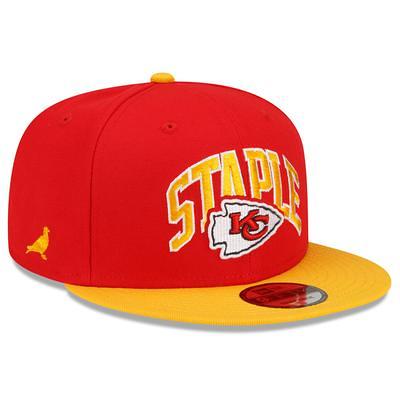 Men's New Era Red Kansas City Chiefs 2022 Sideline 9FIFTY Ink Dye Snapback  Hat