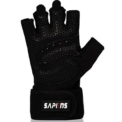 Special Essentials Workout Gym Gloves for Men and Women – Fingerless  Exercise Gloves with Non-Slip Padding and Wrist Strap – Perfect for  Weightlifting, Cycling & Training (Black, X-Large) - Yahoo Shopping