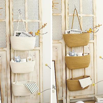 StorageWorks Woven Storage Basket Bathroom Storage Organizer Basket