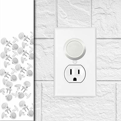 Geddy's Mom Watch Your Mouth, Baby Proofing USB Charger Safety Cover, Award Winning, White 3 Pack