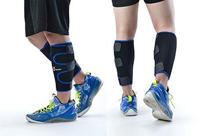  2U2O Calf Brace (Single) - Adjustable Shin Splint Compression Support  for Calf Pain Relief, Recovery, Sprain, Swelling, Tennis Leg, Lower Leg  Wrap - Calf Sleeve for Men or Women - Universal