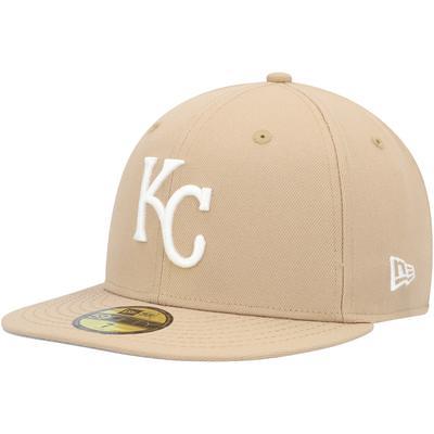 Men's New Era Yellow/Black Kansas City Royals Grilled 59FIFTY Fitted Hat