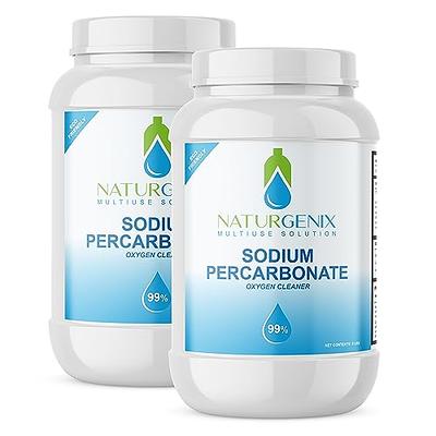 Naturgenix Sodium Percarbonate, Oxygen Bleach (36-lbs) Multi-use Oxygen  Bleach for Laundry, Dishwasher, Deodorizing, Stain Removal and More, Sodium
