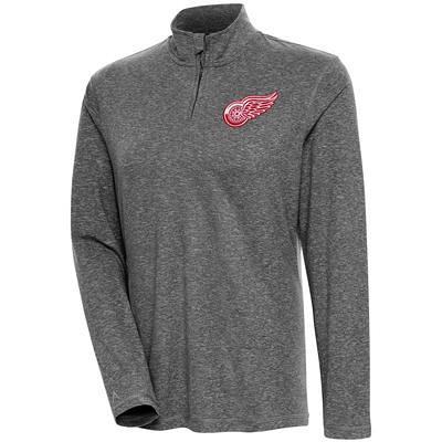 Knight's Apparel Gray Detroit Red Wings 1/4 Zip Jacket Men's Size XL NHL