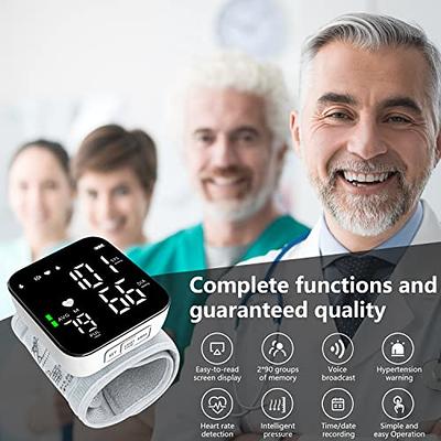  LIFEHOOD Wrist Blood Pressure Monitor for Home Use, 13.5-21.5cm  Automatic Blood Pressure Cuff Wrist - CE, FDA, CA Approved Bluetooth Blood  Pressure Monitor Stores Up to 199 * 2 Readings 