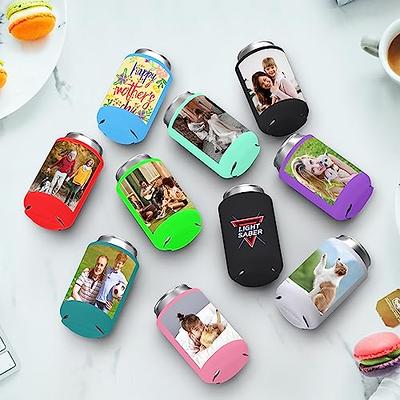 Custom Can Sleeve Beer Coolers Bulk Personalized Can Cooler With Photo Logo  Customized Insulated Beverage Bottle Holder for Party Weddings Fishing