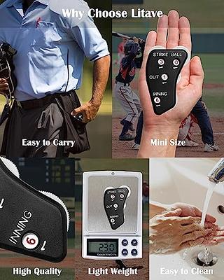 4 Wheel Umpire Indicator, Umpire Counter Clicker, Umpire Clicker Umpire  Gear, Baseball Clicker Outs Innings Balls and Strike Clicker for Softball