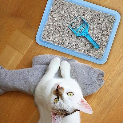 Open Litter Box Semi-Enclosed Sifting Litter Box With High Sides Detachable Shallow  Cat Toilet Travel