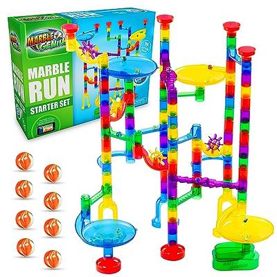 Marble Genius Marble Run - Maze Track or Race Game for Adults, Teens,  Toddlers, or Kids Aged 4-8 Years Old, 300 Complete Pieces (181 Translucent  Marbulous Pieces + 119 Glass-Marble Set), Extreme Set - Yahoo Shopping