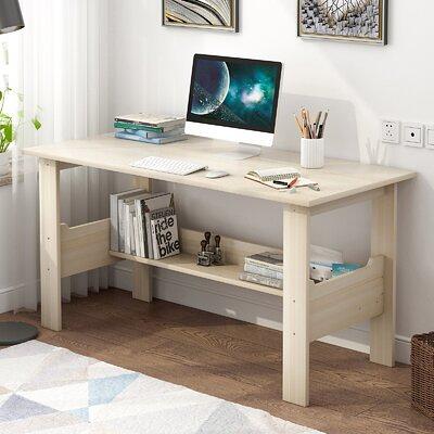 Home Office Desks PC Table Desktop Home Office Desk Workbench Simple  Student Desk with Drawers Writing Table PC Gaming Table PC Table (Color :  1, Size