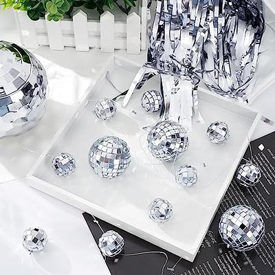 scissor variations}: mini disco ball garland