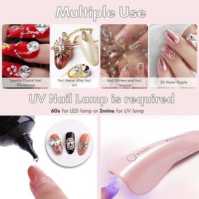 Rhinestone Glue Kit, 8ml Glue Gel with Rhinestones and