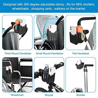 Accmor Stroller Cup Holder with Phone Holder, Bike Cup Holder, 2-in-1  Universal Cup Phone Drinks Holder for Stroller Walker Wheelchair,Black -  Yahoo Shopping