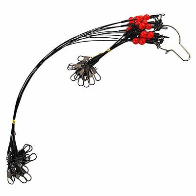 Fishing Leader Saltwater Fishing Rigs Fishing Bottom Rigs Clear Nylon Leader  Surf Fishing Rigs Fishing Wire Leaders Rig Fishing Leaders with Swivel  Snaps Beads 1Arm / 2Arm - Yahoo Shopping