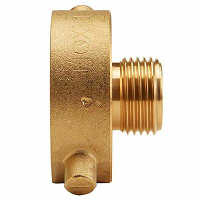 Brass 1 1/2 Female NH to Male GHT Garden Hose Threaded Adapter - Yahoo  Shopping